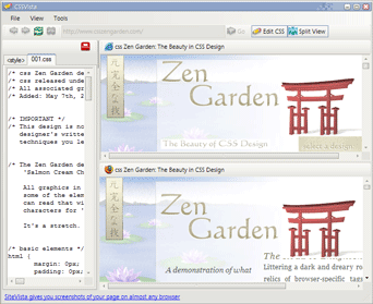 CSSVista Screenshot